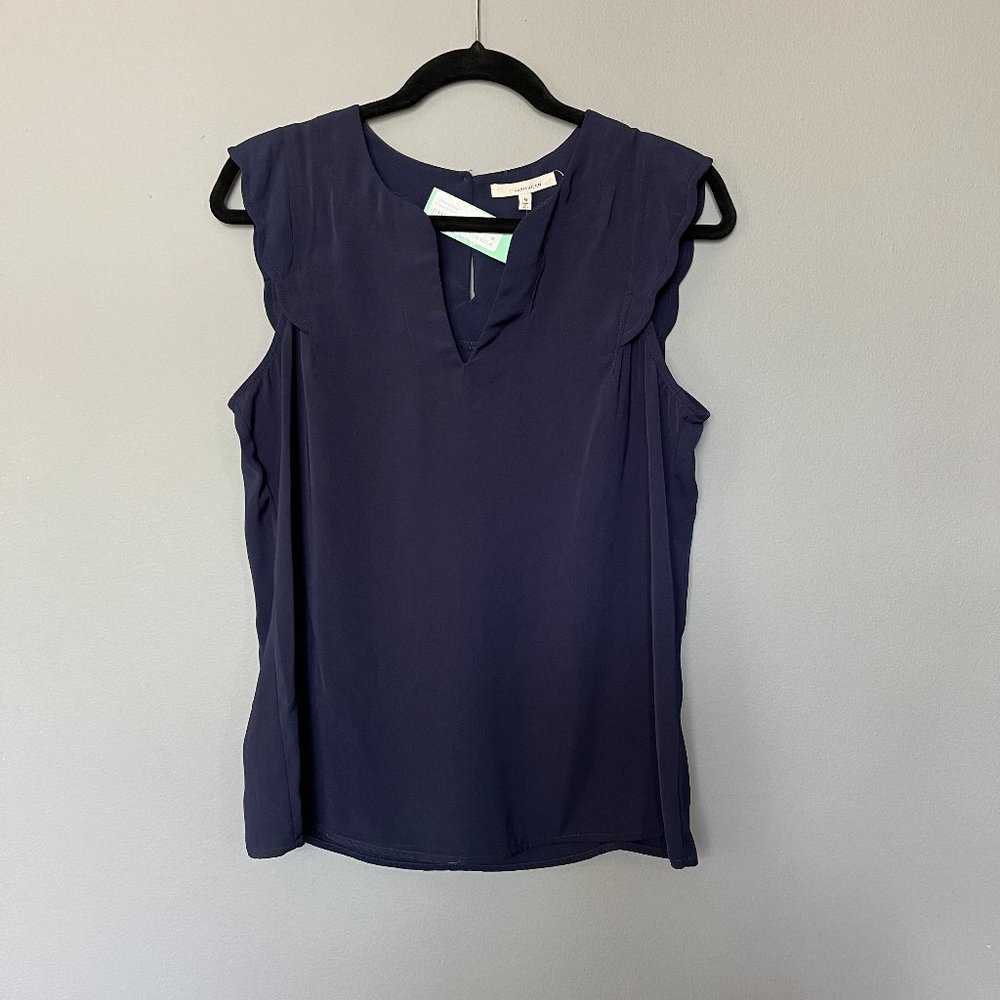Dawney Scallop Trim Blouse